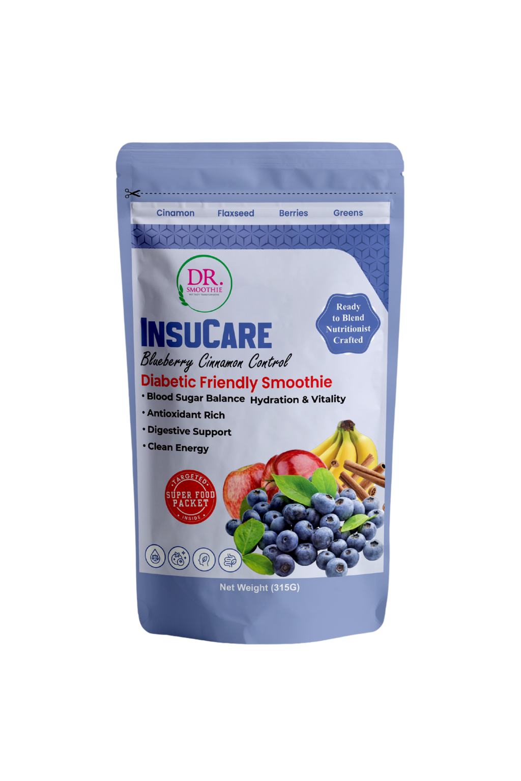 💚 InsuCare – Diabetic Friendly Smoothie 14 Packs