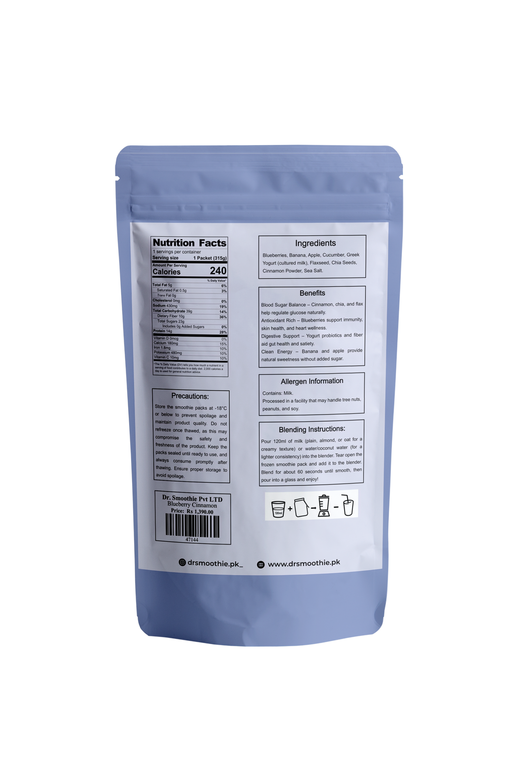 💚 InsuCare – Diabetic Friendly Smoothie 14 Packs