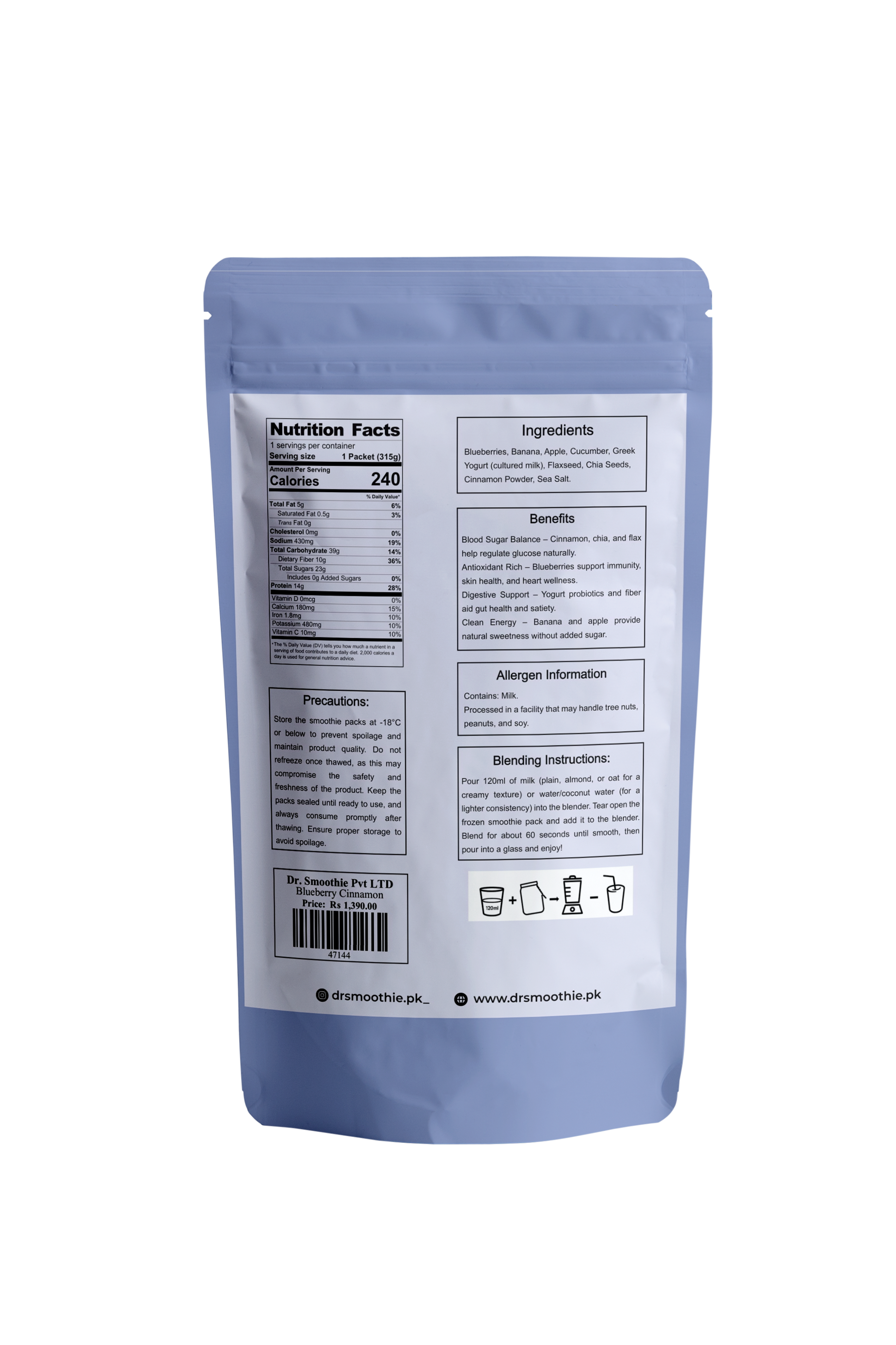 💚 InsuCare – Diabetic Friendly Smoothie 7 Packs