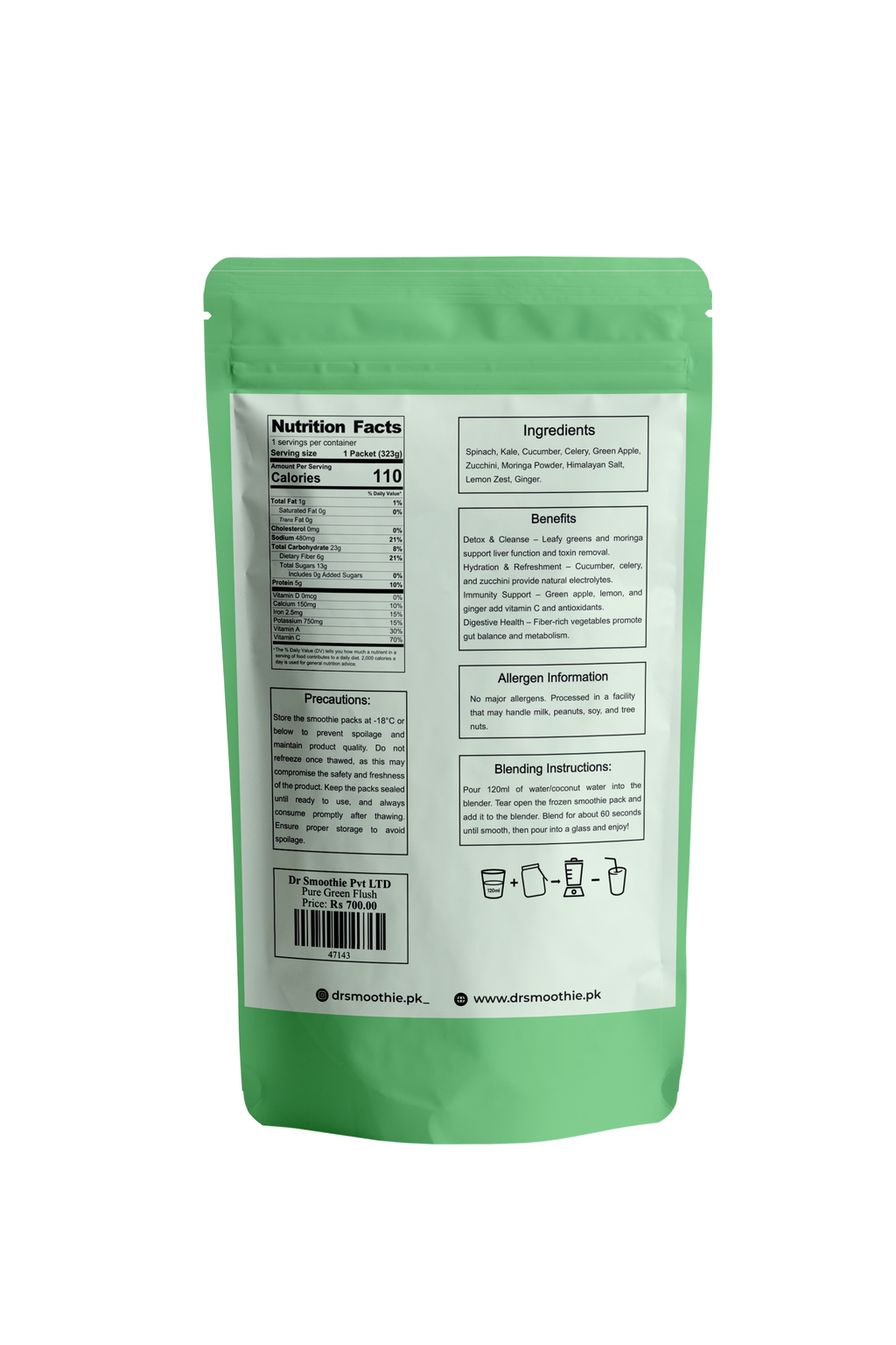 🍃 Meta Cleanse – Detox & Metabolism Smoothie 14 Packs