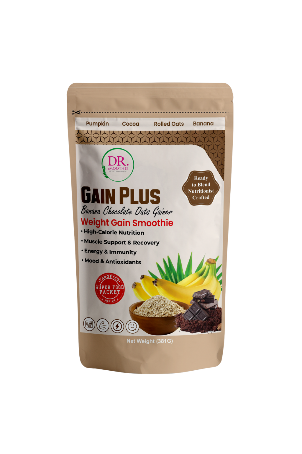 💪 Gain Plus – Weight Gain Smoothie 14 Packs