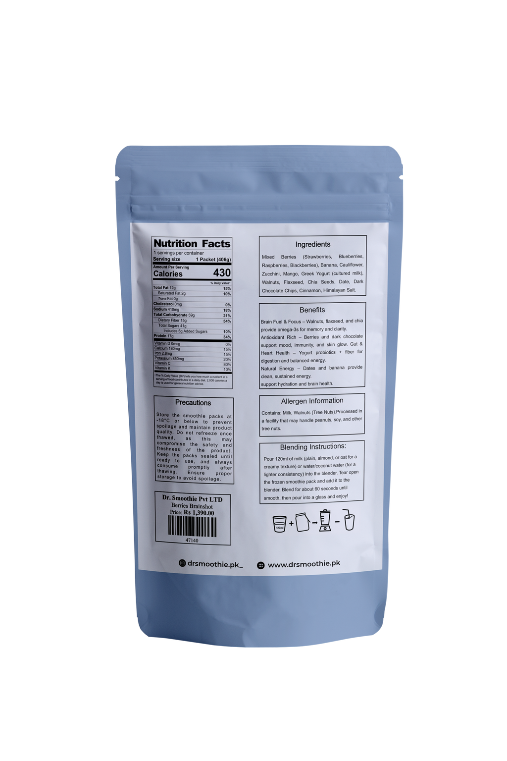 ⚡ Neuro Fuel – Brain Booster Smoothie 7 Packs