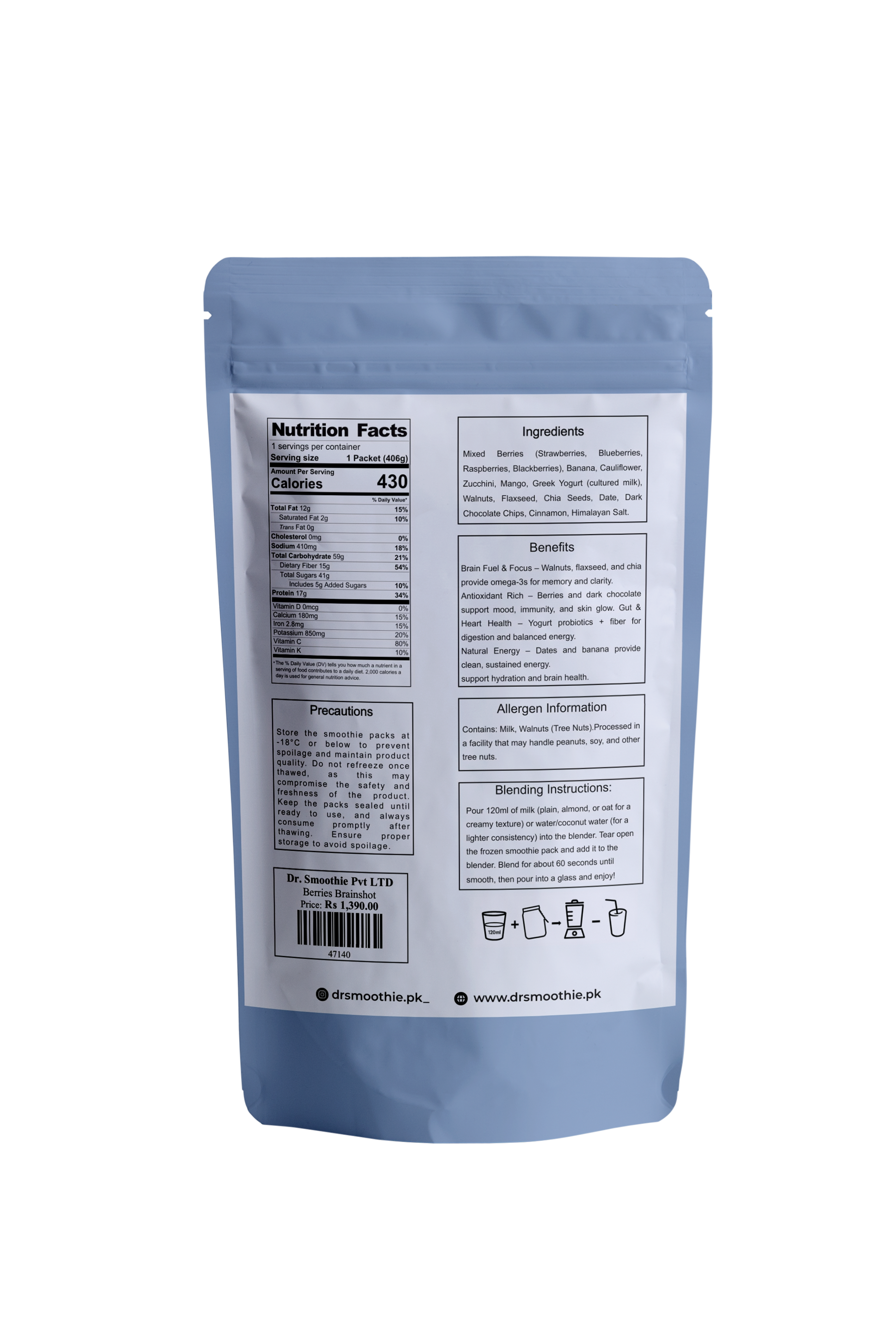 ⚡ Neuro Fuel – Brain Booster Smoothie 7 Packs