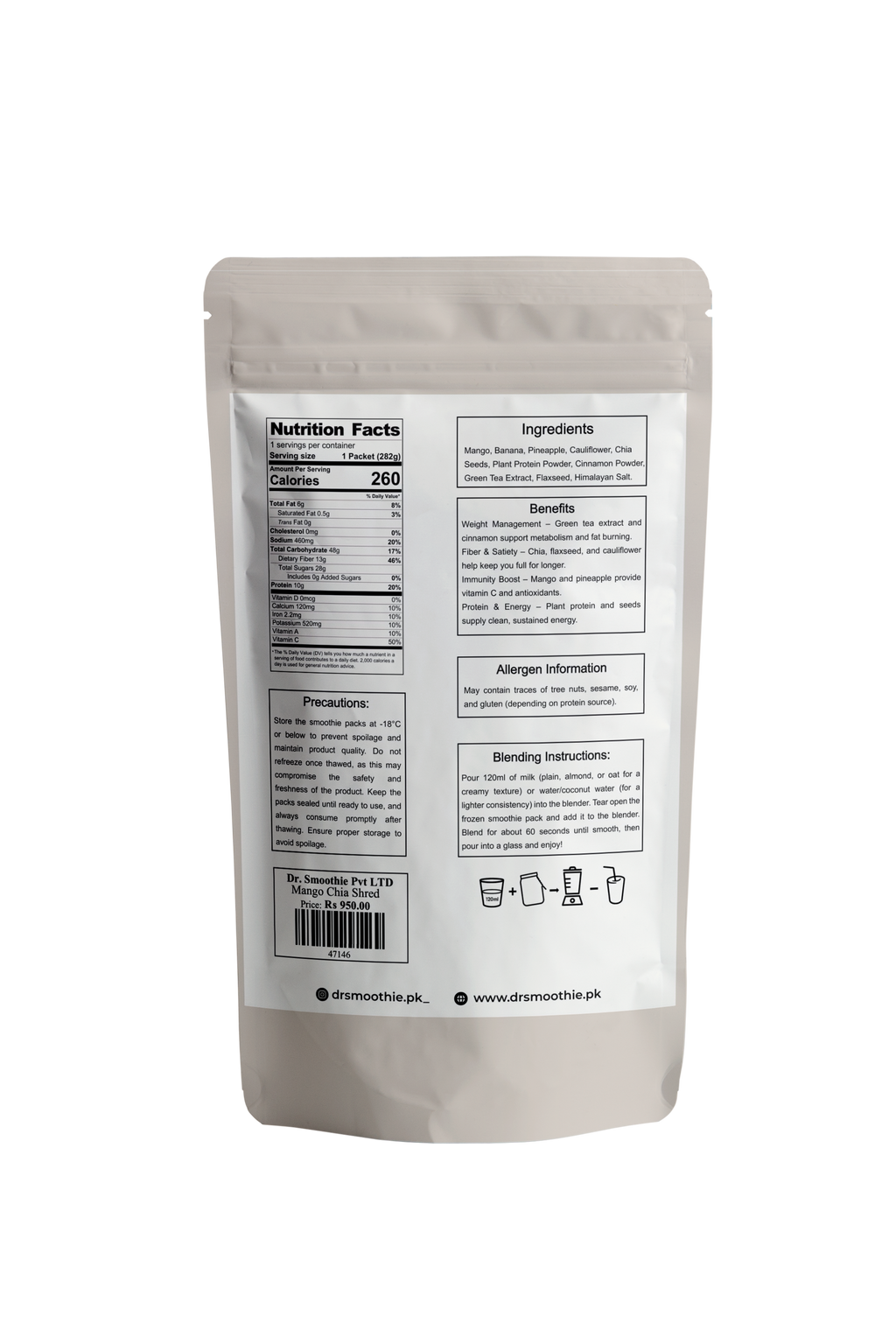 🥭 Slim Fit – Weight Loss Smoothie 7 Packs