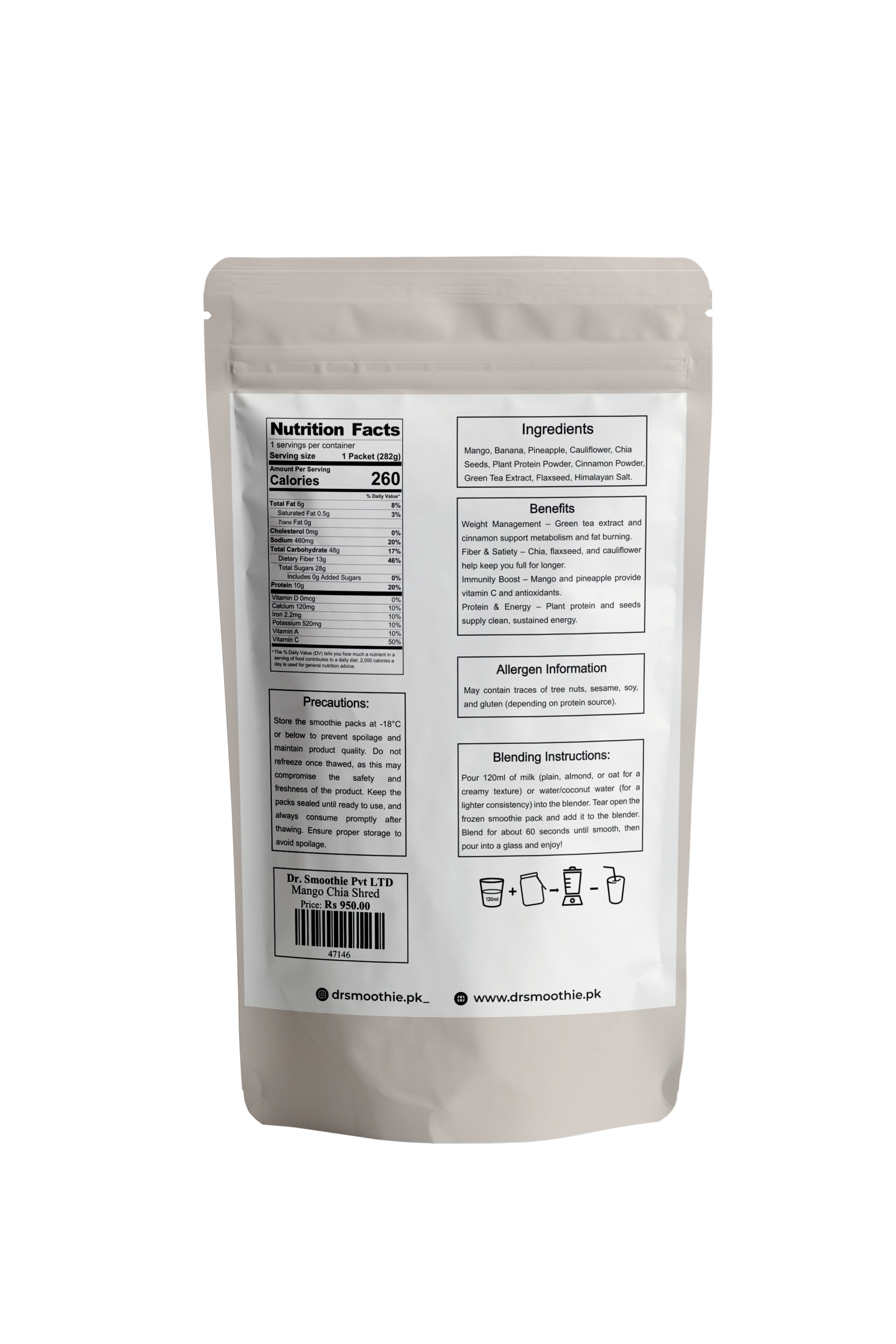 🥭 Slim Fit – Weight Loss Smoothie 7 Packs