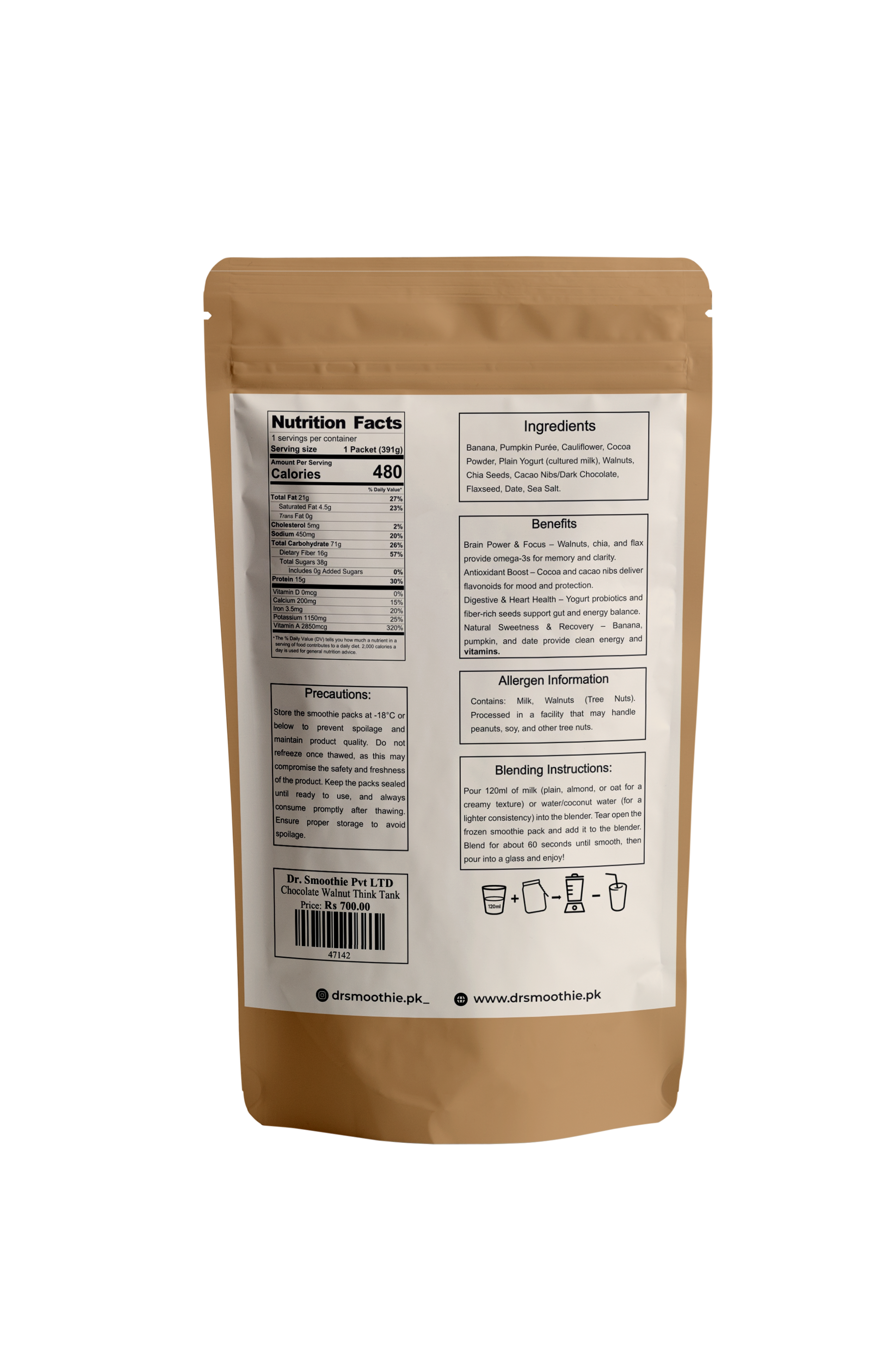 ⚡ Neuro Fuel – Brain Booster Smoothie 7 Packs